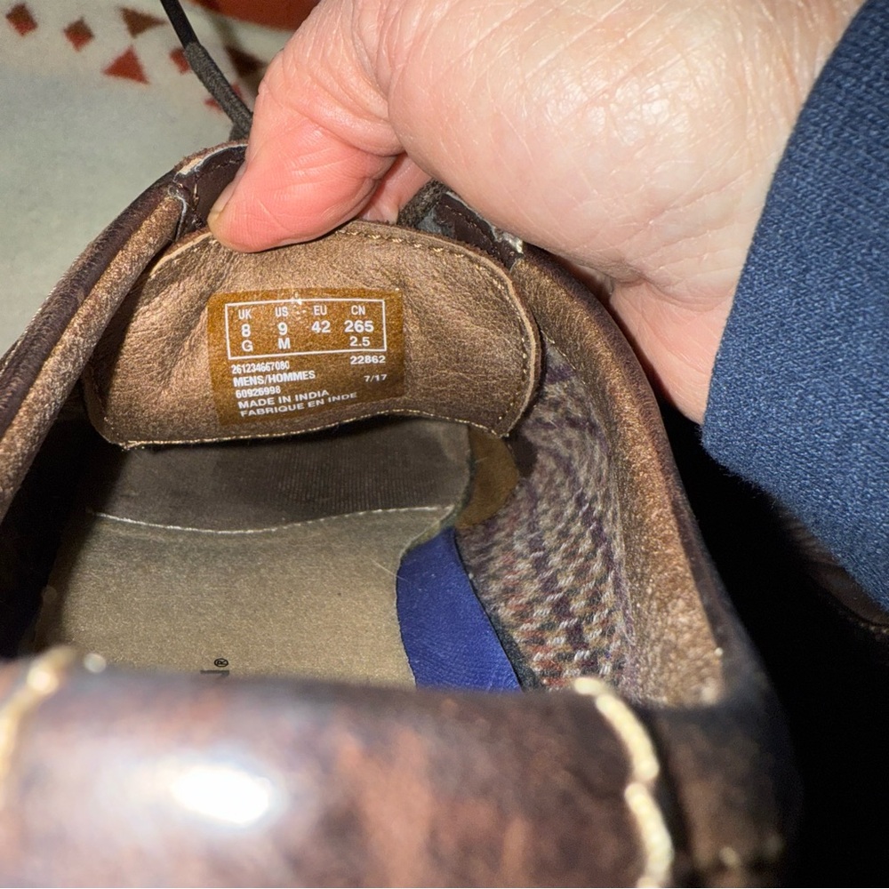 Bostonian Men's Dark Brown Leather Oxfords - Picture 5 of 5